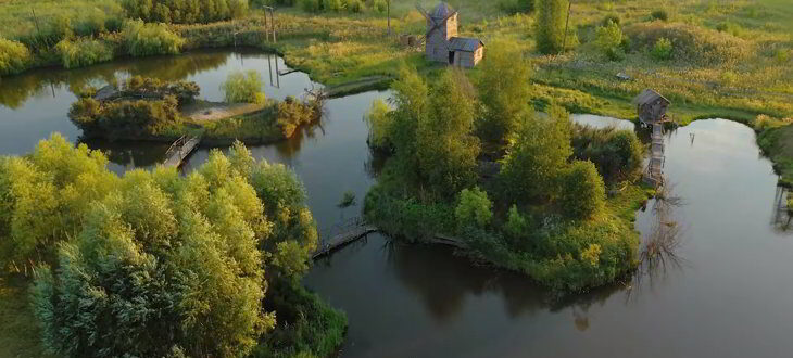 зарыбленный пруд